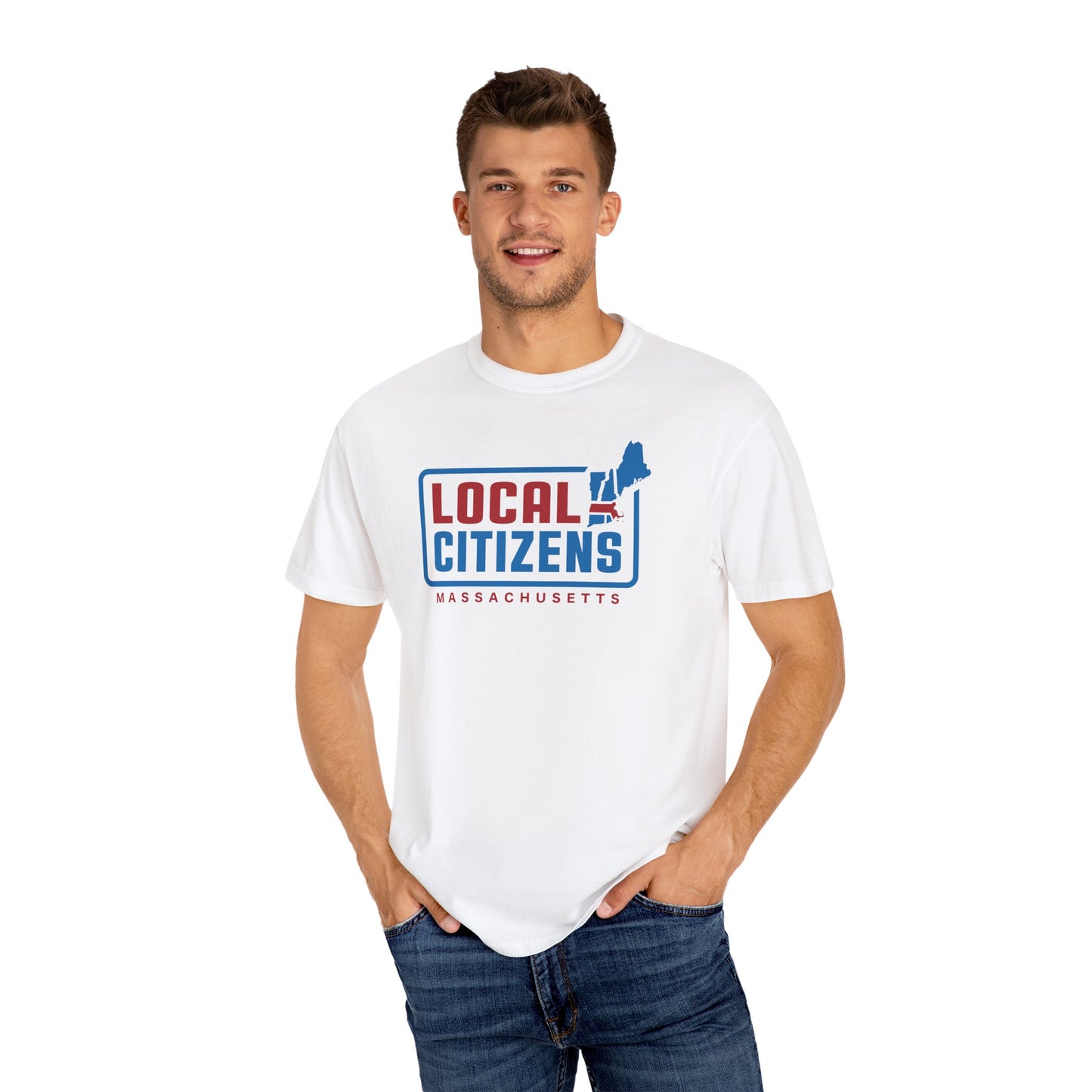 Local Citizens Garment-Dyed T-Shirt | Massachusetts Pride Tee