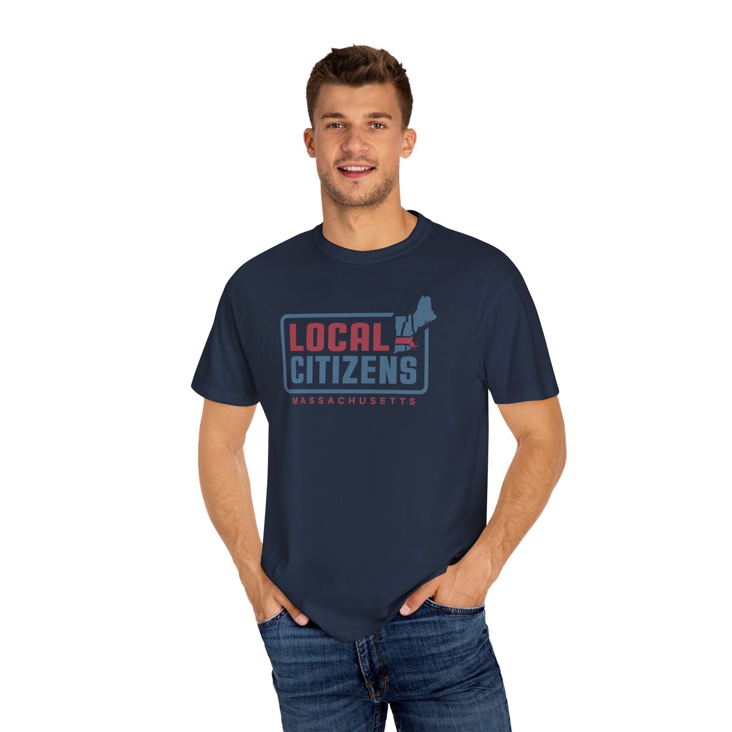 Local Citizens Garment-Dyed T-Shirt | Massachusetts Pride Tee